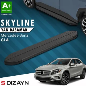 Mercedes-Benz GLA X156 Skyline Siyah Yan Basamak 183 Cm 2013-2020 A+ Kalite
