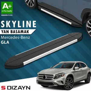 Mercedes-Benz GLA X156 Skyline Aluminyum Yan Basamak 183 Cm 2013-2020 A+ Kalite