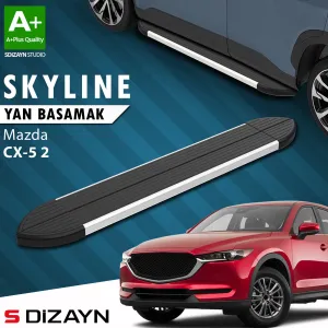 Mazda CX-5 2017-Günümüz (KF) uyumlu 2 Skyline Aluminyum Yan Basamak 183 Cm 2017 Üzeri A+ Kalite modelleri Oto Aksesuar Shop'de. Kaliteli malzeme, hızlı kargo