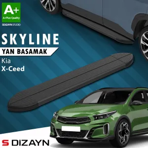 Kia XCeed 2019-Günümüz (CD CUV) uyumlu Skyline Siyah Yan Basamak 183 Cm 2019 Üzeri A+ Kalite modelleri Oto Aksesuar Shop'de. Kaliteli malzeme, hızlı kargo ve