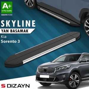 Kia Sorento 2014-2020 (UM) uyumlu 3 Skyline Krom Yan Basamak 183 Cm 2014-2020 A+ Kalite modelleri Oto Aksesuar Shop'de. Kaliteli malzeme, hızlı kargo ve
