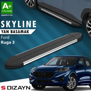 S-Dizayn Ford Kuga 3 Skyline Krom Yan Basamak 183 Cm 2020 Üzeri A+ Kalite thumb 1