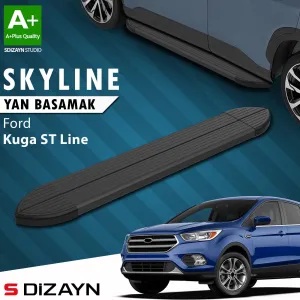 Ford Kuga 2012-2019 (C520) uyumlu 2 ST-Line Skyline Siyah Yan Basamak 183 Cm 2017-2019 A+ Kalite modelleri Oto Aksesuar Shop'de. Kaliteli malzeme, hızlı kargo