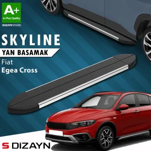 Fiat Egea Cross 2015-Günümüz uyumlu Cross Skyline Krom Yan Basamak 183 Cm 2020 Üzeri A+ Kalite modelleri Oto Aksesuar Shop'de. Kaliteli malzeme, hızlı kargo ve