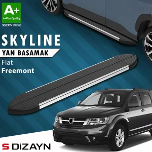 S-Dizayn Fiat Freemont Skyline Krom Yan Basamak 183 Cm 2010-2020 A+ Kalite thumb 1