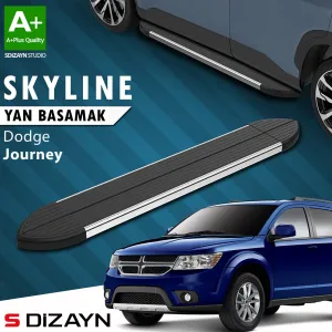 Dodge Journey 2008-2020 (JC) uyumlu Skyline Krom Yan Basamak 183 Cm 2008-2020 A+ Kalite modelleri Oto Aksesuar Shop'de. Kaliteli malzeme, hızlı kargo ve