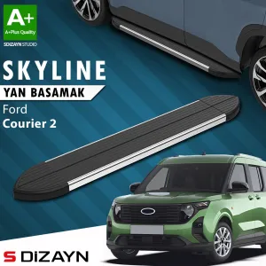 Ford Courier V769 2 Skyline Krom Yan Basamak 183 Cm 2023 Üzeri A+ Kalite