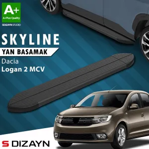 Dacia Logan 2012-2020 (L52) uyumlu 2 MCV Skyline Siyah Yan Basamak 183 Cm 2013-2020 A+ Kalite modelleri Oto Aksesuar Shop'de. Kaliteli malzeme, hızlı kargo ve