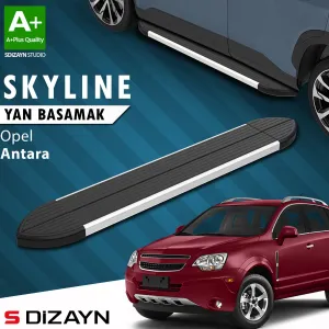 S-Dizayn Opel Antara Skyline Aluminyum Yan Basamak 183 Cm 2006-2015 A+ Kalite thumb 1