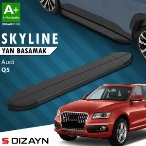 Audi Q5 2008-2017 (8R) uyumlu Skyline Siyah Yan Basamak 183 Cm 2008-2016 A+ Kalite modelleri Oto Aksesuar Shop'de. Kaliteli malzeme, hızlı kargo ve güvenli