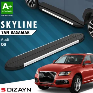 Audi Q5 2008-2017 (8R) uyumlu Skyline Aluminyum Yan Basamak 183 Cm 2008-2016 A+ Kalite modelleri Oto Aksesuar Shop'de. Kaliteli malzeme, hızlı kargo ve güvenli