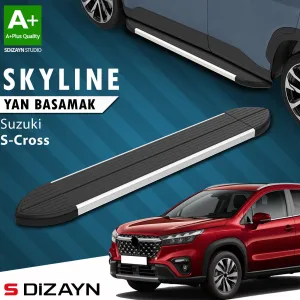 Suzuki SX4 2013-2021 uyumlu 2 S-Cross Skyline Aluminyum Yan Basamak 173 Cm 2014-2021 A+ Kalite modelleri Oto Aksesuar Shop'de. Kaliteli malzeme, hızlı kargo ve