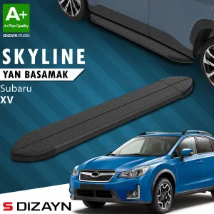 S-Dizayn Subaru XV Skyline Siyah Yan Basamak 173 Cm 2011-2017 A+ Kalite thumb 1
