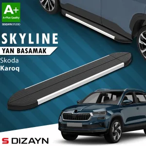 Skoda Karoq 2017-Günümüz (NU) uyumlu Skyline Aluminyum Yan Basamak 173 Cm 2018 Üzeri A+ Kalite modelleri Oto Aksesuar Shop'de. Kaliteli malzeme, hızlı kargo ve