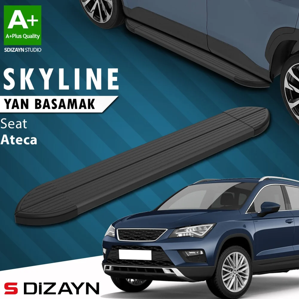 Seat Ateca Skyline Siyah Yan Basamak 173 Cm 2017 Üzeri A+ Kalite