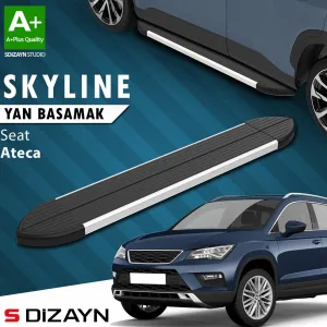 Seat Ateca 2017-Günümüz uyumlu Skyline Aluminyum Yan Basamak 173 Cm 2017 Üzeri A+ Kalite modelleri Oto Aksesuar Shop'de. Kaliteli malzeme, hızlı kargo ve