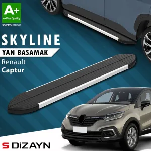 Renault Captur 2013-2019 uyumlu Skyline Aluminyum Yan Basamak 173 Cm 2013-2020 A+ Kalite modelleri Oto Aksesuar Shop'de. Kaliteli malzeme, hızlı kargo ve