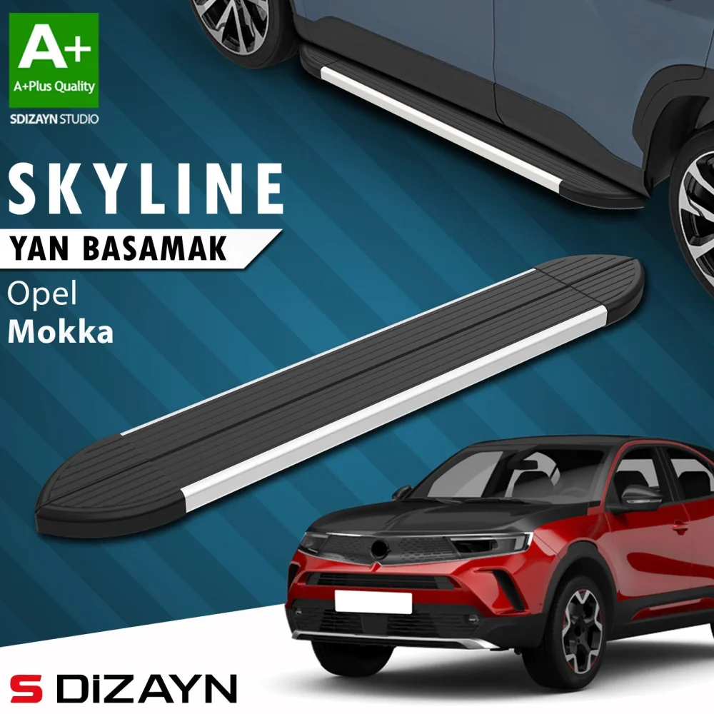 Opel Mokka 2 Skyline Aluminyum Yan Basamak 173 Cm 2020 Üzeri A+ Kalite