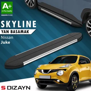 Nissan Juke 2010-2019 (F15) uyumlu Skyline Krom Yan Basamak 173 Cm 2010-2018 A+ Kalite modelleri Oto Aksesuar Shop'de. Kaliteli malzeme, hızlı kargo ve güvenli