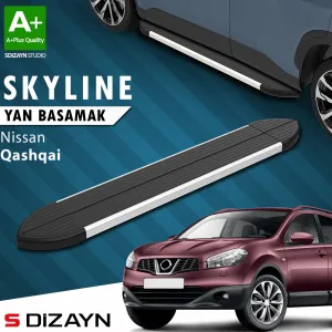 Nissan Qashqai 2006-2013 (J10) uyumlu Skyline Aluminyum Yan Basamak 173 Cm 2007-2014 A+ Kalite modelleri Oto Aksesuar Shop'de. Kaliteli malzeme, hızlı kargo ve