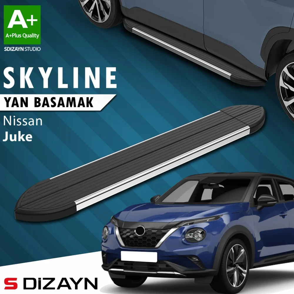 Nissan Juke 2 Skyline Krom Yan Basamak 173 Cm 2019 Üzeri A+ Kalite