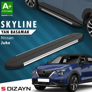 Nissan Juke 2019-Günümüz (F16) uyumlu 2 Skyline Krom Yan Basamak 173 Cm 2019 Üzeri A+ Kalite modelleri Oto Aksesuar Shop'de. Kaliteli malzeme, hızlı kargo ve