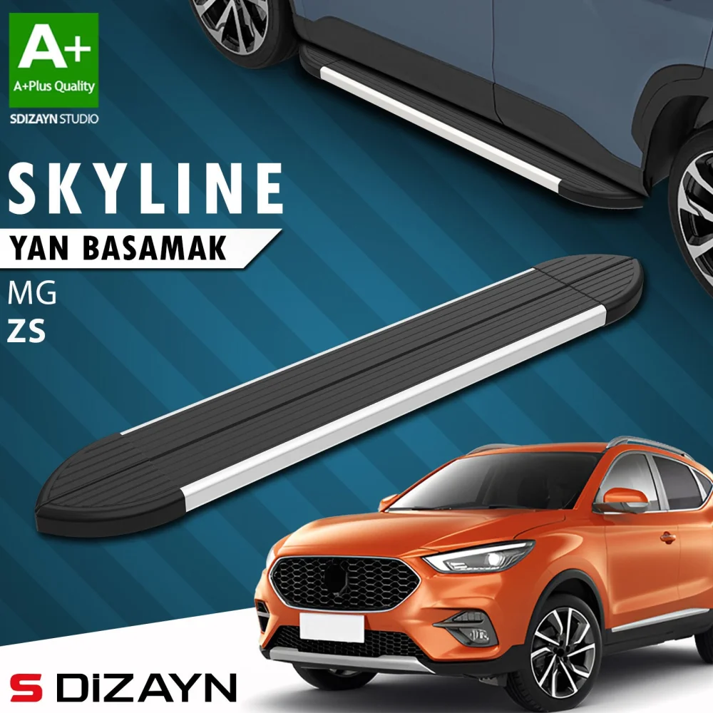 MG ZS Skyline Aluminyum Yan Basamak 173 Cm 2018 Üzeri A+ Kalite