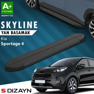 Kia Sportage 2015-2021 (QL) uyumlu 4 Skyline Siyah Yan Basamak 173 Cm 2016-2021 A+ Kalite modelleri Oto Aksesuar Shop'de. Kaliteli malzeme, hızlı kargo ve