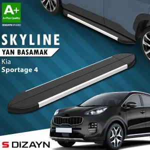 Kia Sportage 2015-2021 (QL) uyumlu 4 Skyline Aluminyum Yan Basamak 173 Cm 2016-2021 A+ Kalite modelleri Oto Aksesuar Shop'de. Kaliteli malzeme, hızlı kargo ve