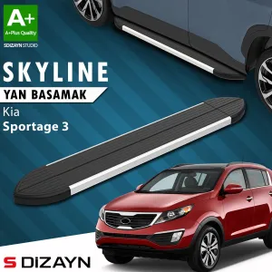 Kia Sportage 2010-2015 (SL) uyumlu 3 Skyline Aluminyum Yan Basamak 173 Cm 2010-2016 A+ Kalite modelleri Oto Aksesuar Shop'de. Kaliteli malzeme, hızlı kargo ve