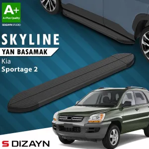 Kia Sportage 2004-2010 (KM) uyumlu 2 Skyline Siyah Yan Basamak 173 Cm 2004-2010 A+ Kalite modelleri Oto Aksesuar Shop'de. Kaliteli malzeme, hızlı kargo ve