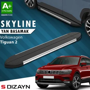 Vw Tiguan 2 Skyline Krom Yan Basamak 173 Cm 2016-2024 A+ Kalite