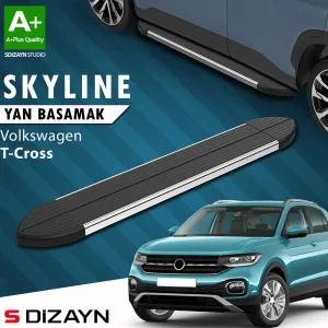 Volkswagen T-Cross Skyline Krom Yan Basamak 173 Cm 2019-2023 A+ Kalite