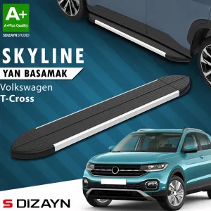 Volkswagen T-Cross Skyline Aluminyum Yan Basamak 173 Cm 2019-2023 A+ Kalite