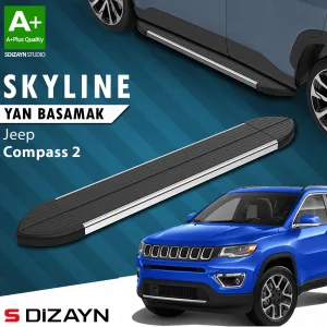 Jeep Compass 2017-Günümüz (MP) uyumlu 2 Skyline Krom Yan Basamak 173 Cm 2017 Üzeri A+ Kalite modelleri Oto Aksesuar Shop'de. Kaliteli malzeme, hızlı kargo ve