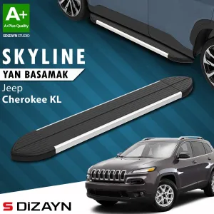Jeep Cherokee 2013-2023 (KL) uyumlu KL Skyline Aluminyum Yan Basamak 173 Cm 2013-2023 A+ Kalite modelleri Oto Aksesuar Shop'de. Kaliteli malzeme, hızlı kargo