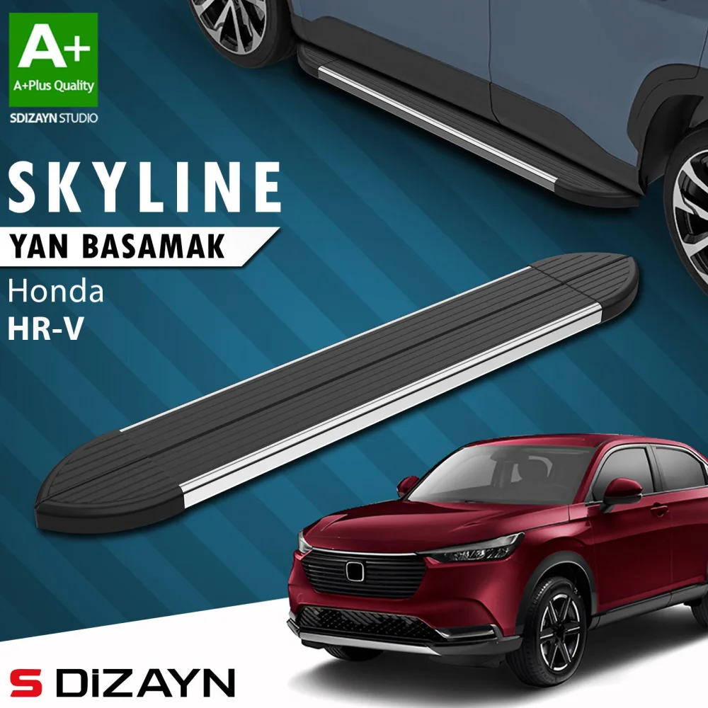 Honda HR-V 3 Skyline Krom Yan Basamak 173 Cm 2021 Üzeri A+ Kalite