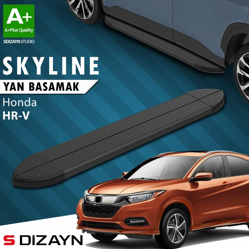 Honda HR-V 2 Skyline Siyah Yan Basamak 173 Cm 2015-2020 A+ Kalite