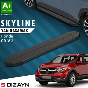 Honda CR-V 2016-2022 (RW) uyumlu 5 Skyline Siyah Yan Basamak 173 Cm 2018-2022 A+ Kalite modelleri Oto Aksesuar Shop'de. Kaliteli malzeme, hızlı kargo ve