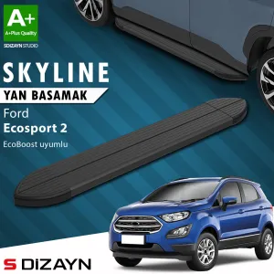 Ford EcoSport 2012-2023 (B515) uyumlu 2 Ecoboost EcoBoost 1.0 Skyline Siyah Yan Basamak 173 Cm 2012-2022 A+ Kalite modelleri Oto Aksesuar Shop'de. Kaliteli