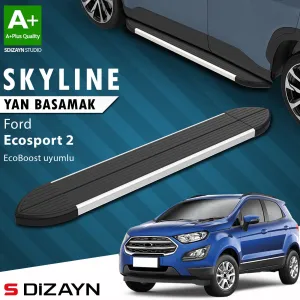 Ford EcoSport 2012-2023 (B515) uyumlu 2 Ecoboost EcoBoost 1.0 Skyline Aluminyum Yan Basamak 173 Cm 2012-2022 A+ Kalite modelleri Oto Aksesuar Shop'de. Kaliteli