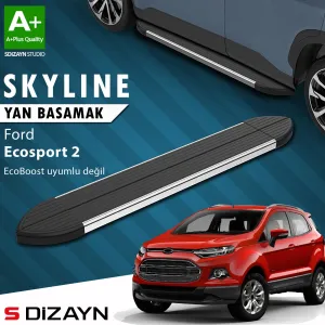 Ford EcoSport 2012-2023 (B515) uyumlu 2 Skyline Krom Yan Basamak 173 Cm 2012-2022 A+ Kalite modelleri Oto Aksesuar Shop'de. Kaliteli malzeme, hızlı kargo ve