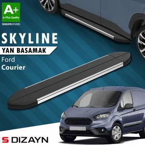 S-Dizayn Ford Courier Skyline Krom Yan Basamak 173 Cm 2014-2023 A+ Kalite thumb 1
