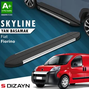 S-Dizayn Fiat Fiorino Skyline Krom Yan Basamak 173 Cm 2008 Üzeri A+ Kalite thumb 1