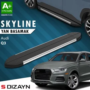 S-Dizayn Audi Q3 8U Skyline Krom Yan Basamak 173 Cm 2011-2018 A+ Kalite thumb 1