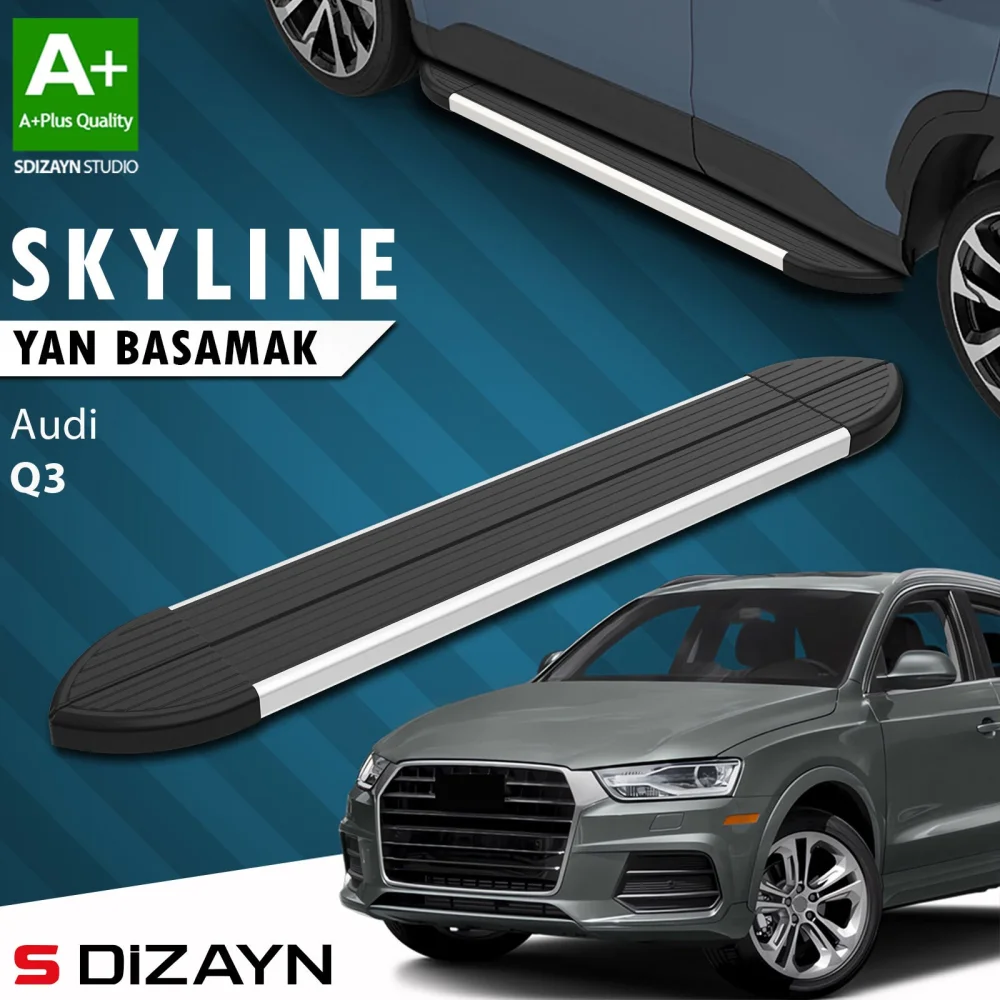 Audi Q3 8U Skyline Aluminyum Yan Basamak 173 Cm 2011-2018 A+ Kalite