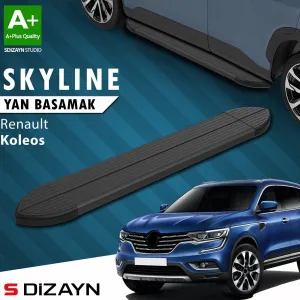 Renault Koleos 2016-Günümüz (HZG) uyumlu 2 Skyline Siyah Yan Basamak 163 Cm 2016 Üzeri A+ Kalite modelleri Oto Aksesuar Shop'de. Kaliteli malzeme, hızlı kargo