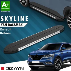 Renault Koleos 2016-Günümüz (HZG) uyumlu 2 Skyline Krom Yan Basamak 163 Cm 2016 Üzeri A+ Kalite modelleri Oto Aksesuar Shop'de. Kaliteli malzeme, hızlı kargo