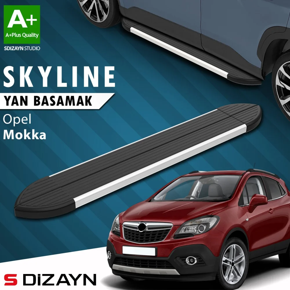 Opel Mokka Skyline Aluminyum Yan Basamak 163 Cm 2012-2019 A+ Kalite