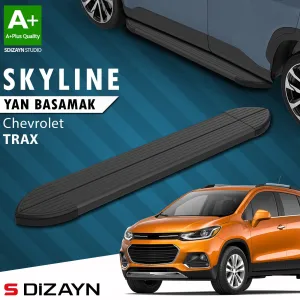 Chevrolet Trax Skyline Siyah Yan Basamak 163 Cm 2013-2022 A+ Kalite
